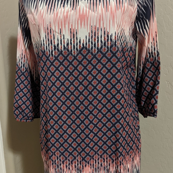 Peach Love Cream Shift Dress - Picture 2 of 5